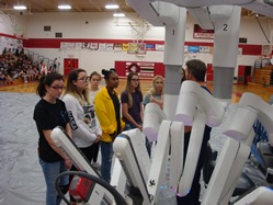 Da Vinci Surgical Robot Demonstration at Crestview HS